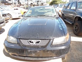 2003 FORD MUSTANG BASE BLACK 3.8L AT F17005